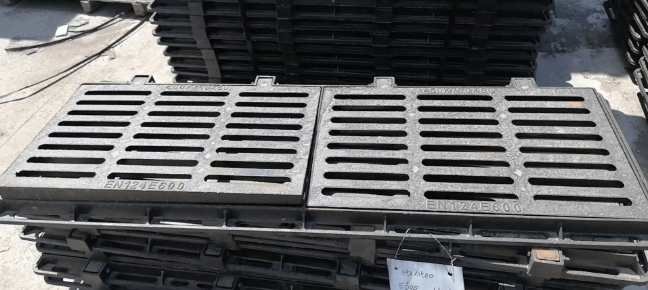 廊坊球墨铸铁连体双篦展示